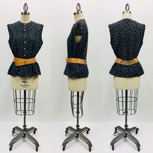 Handmade Vintage Sleeveless Cotton Shirt